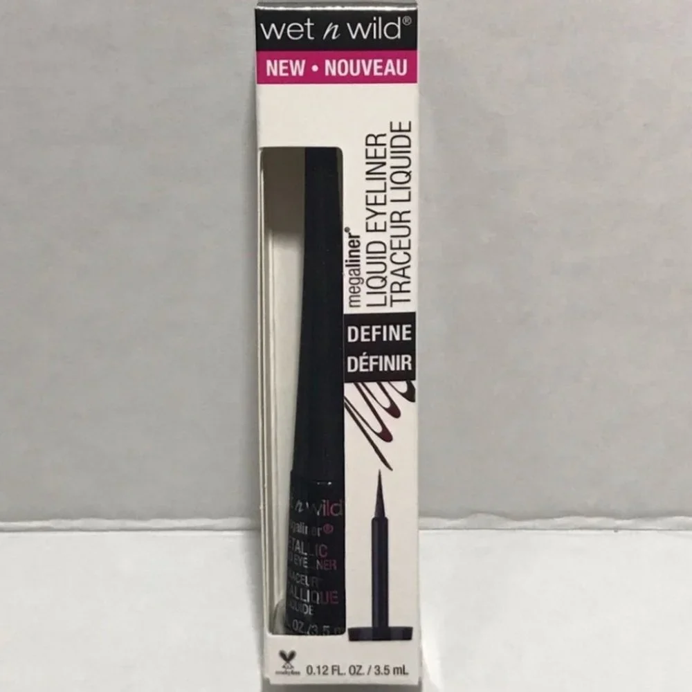 Wet N Wild Megaliner Liquid Eyeliner Black Noir 871A